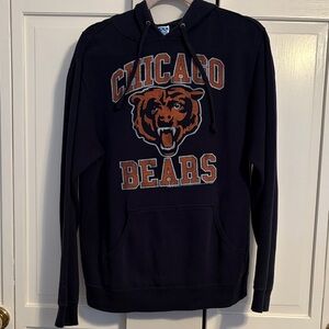 Junk Food Chicago Bears Logo Vintage Hoodie Medium